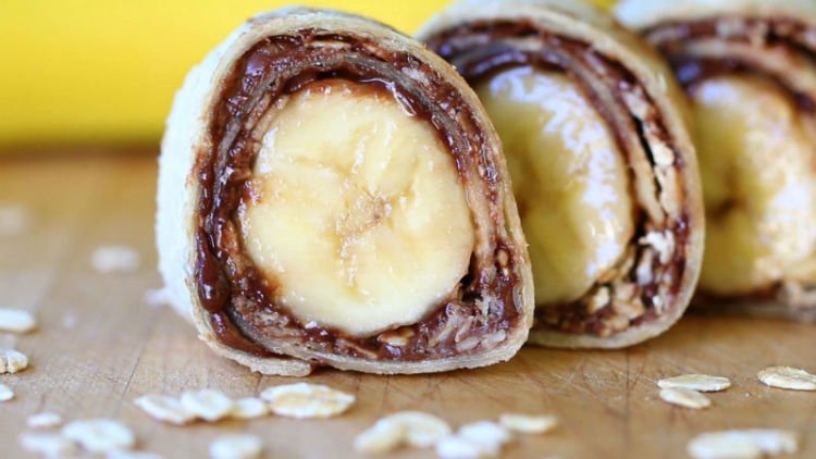 Pisang gulung roti tawar