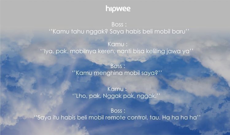 Nggak pak, nggak