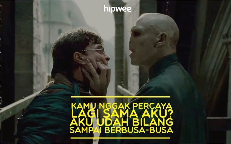 Kamu nggak percaya sama aku?