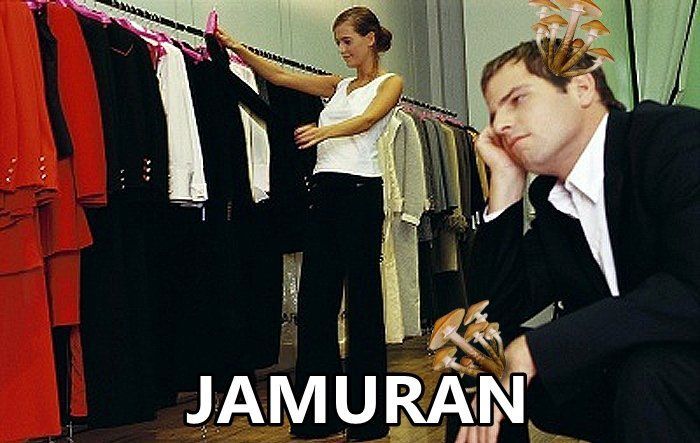 Berjamur dah 