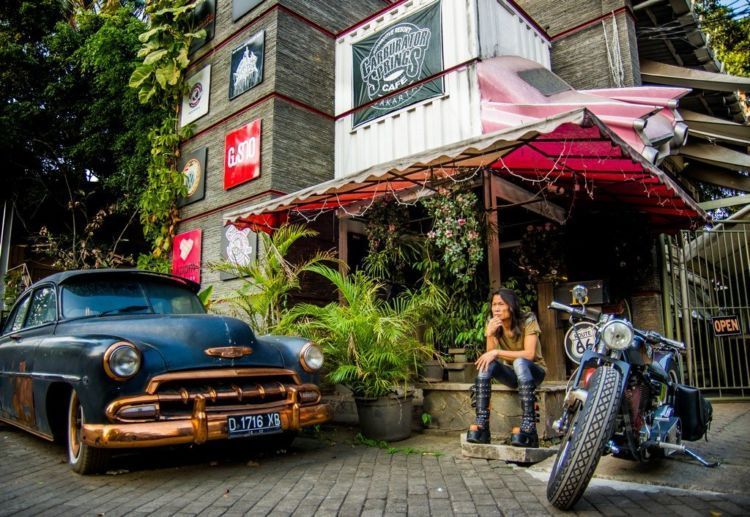 kafe asri ala-ala bikers