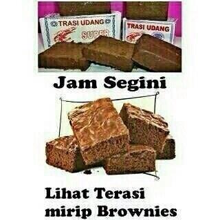 Itu terasi, bukan brwonis lho
