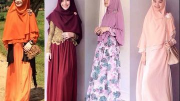 10 Style Kondangan Menawan Dengan Hijab Menutup Dada dan Long Dress. Meski Sederhana, Namun Tetap Memesona