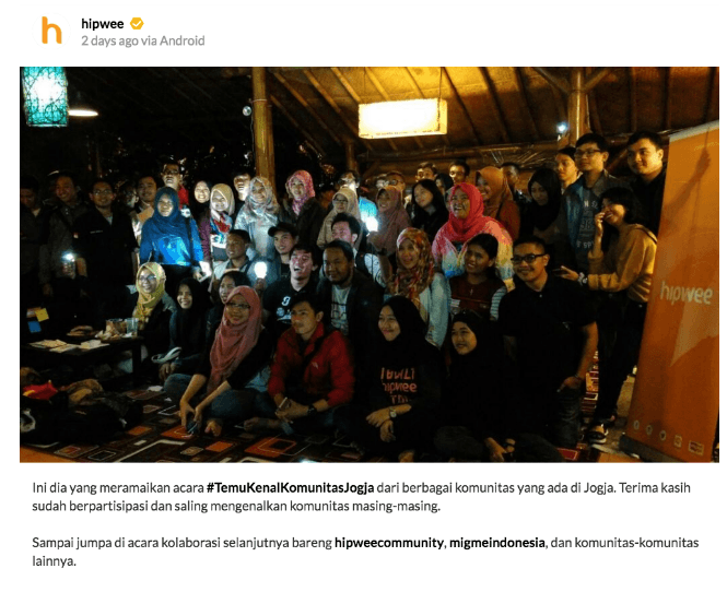 Salah satu keseruannya ini