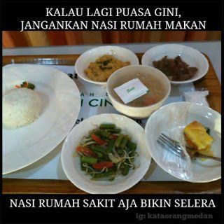 Nasi rumah sakit nih~~