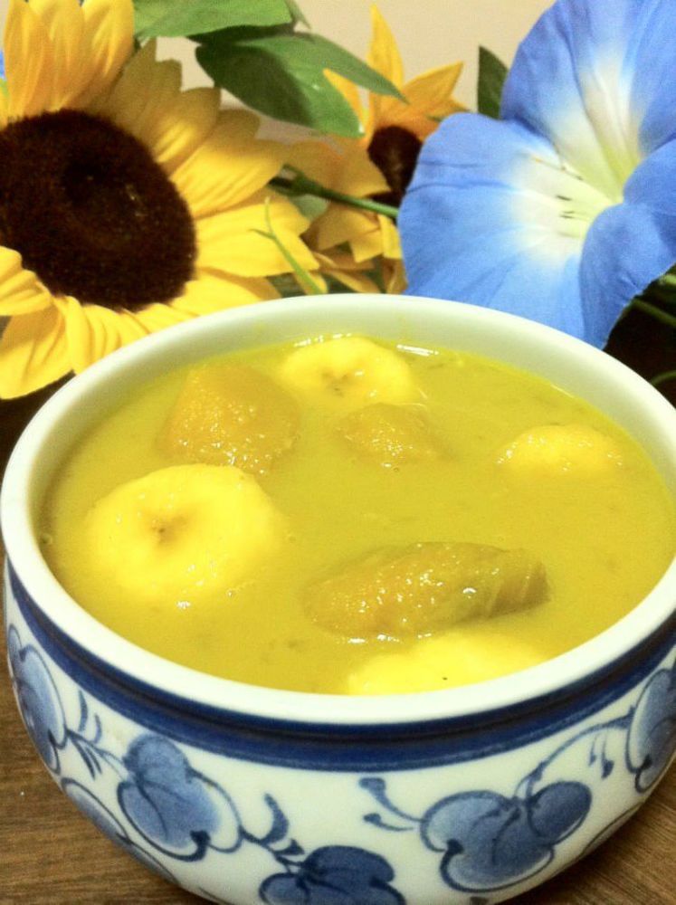 Kolak labu kuning dan pisang