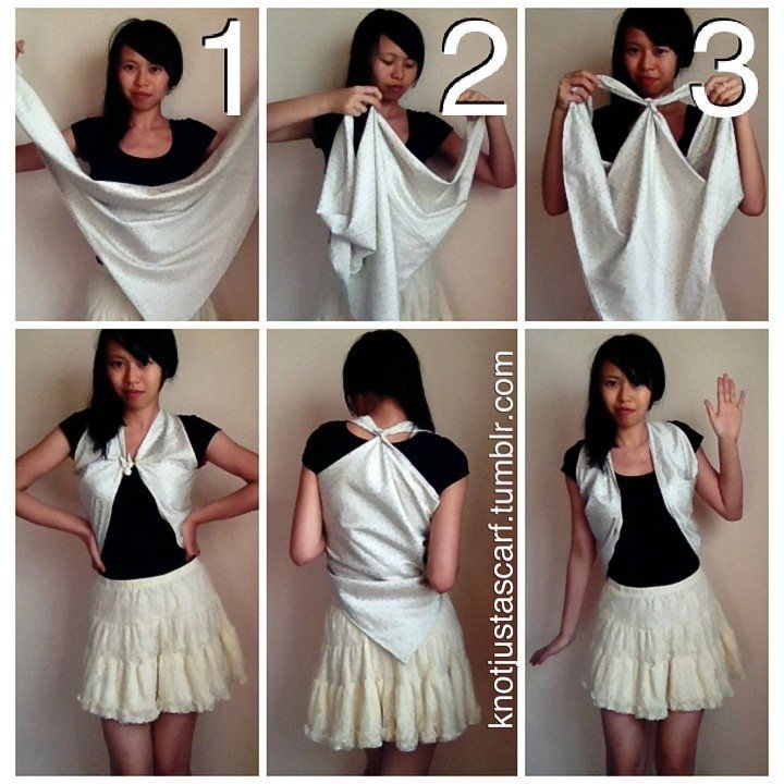 Inilah 6 Cara Memanfaatkan Scarf yang Gak Biasa, Gak Cuma Buat Leher atau Hijab Saja! 21 scarf segitiga pun bisa