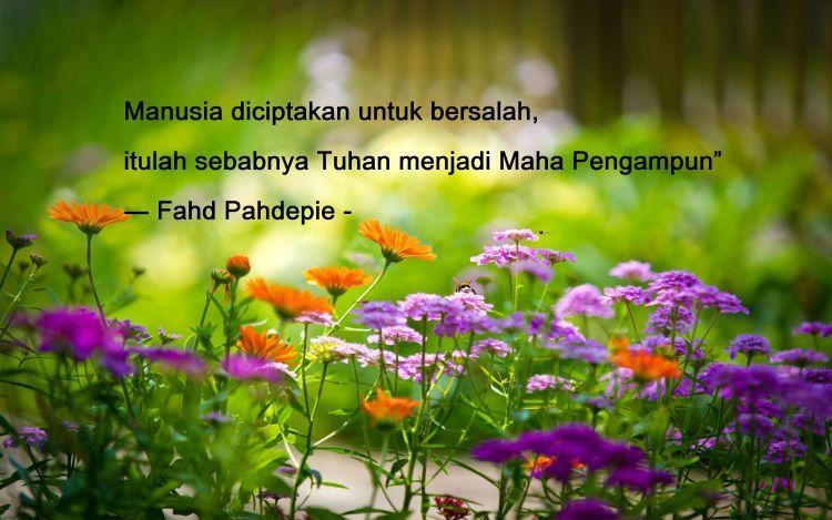 Tuhan Maha Pengampun.