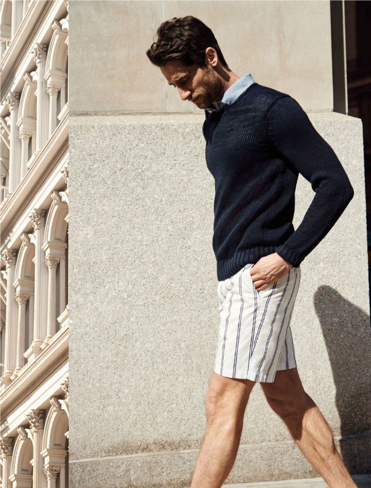 Vertical stripes pants