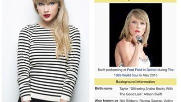 Halaman Wikipedia Milik Taylor Swift Kena Bajak dari Haters! Kamu Sempat Sadar Nggak Kemarin?
