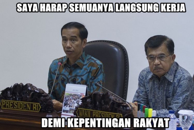 Pesan pak presiden!