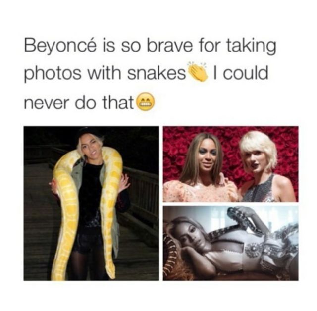 foto bareng Taylor atau ular?
