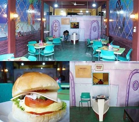 Cobain Nih Krusty Krab-nya Spongebob yang Beneran Ada di Pekanbaru, Semoga Krabby Patty Seenak di TV