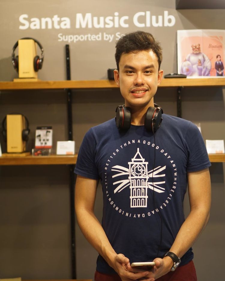 ini dia ananta vinnie, sang produser lagu dat $tick