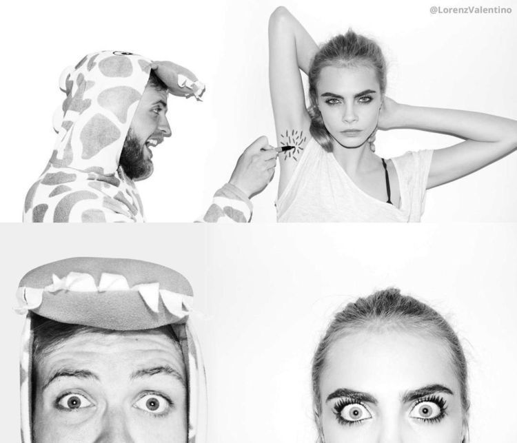 ukir cantik keteknya cara delevigne dulu deh ~