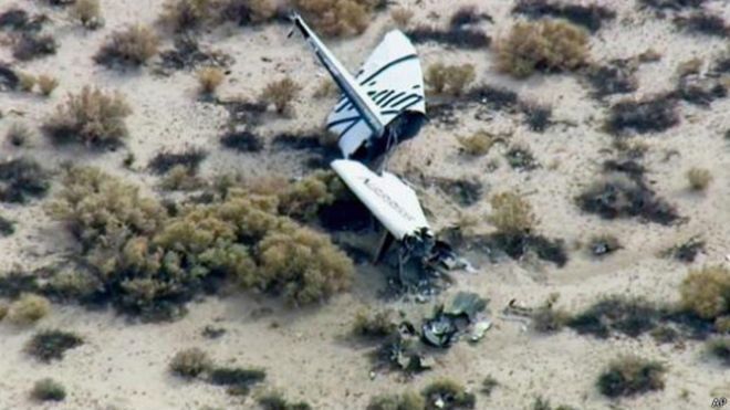 Jatuhnya Virgin Galactic...