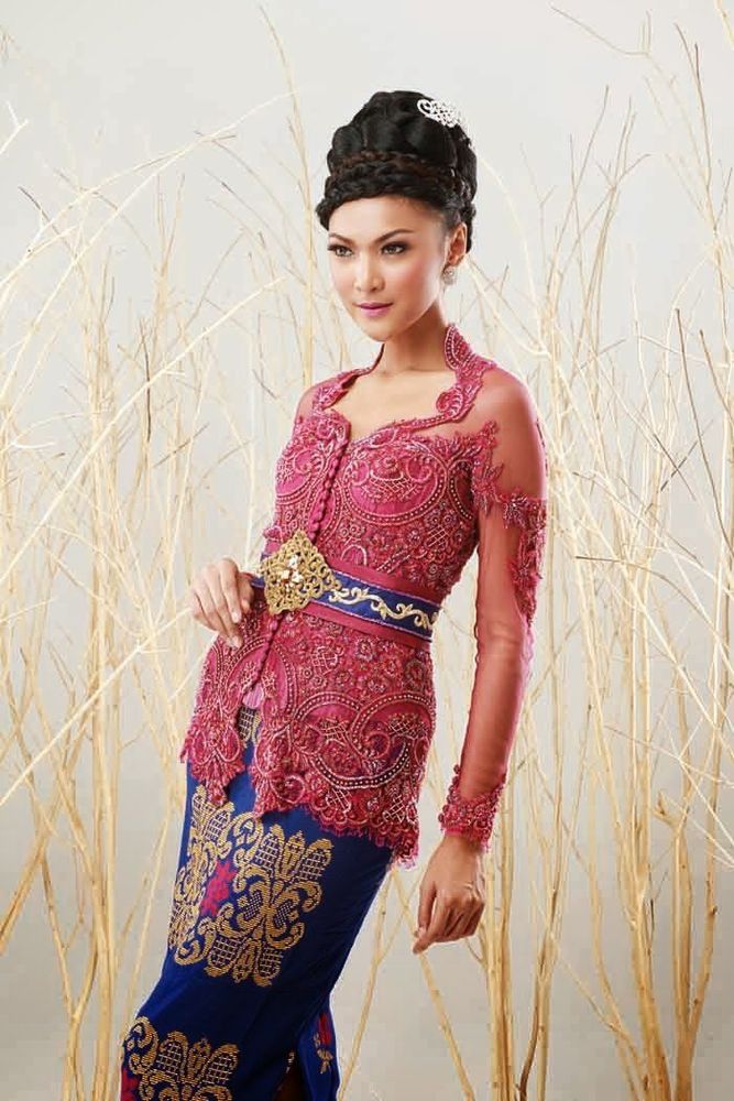 32 Kebaya  Brokat Tali Paling Top 