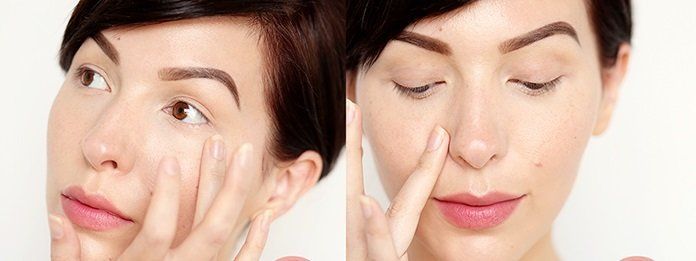 pelembab+bb cream, kemudian concealer