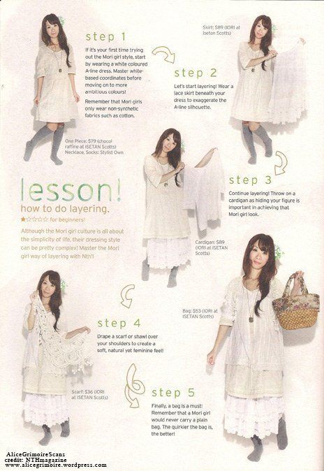 Mori Girl Style, Gaya Manis si Gadis Hutan