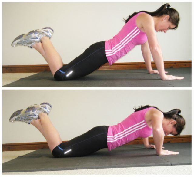 Lengan Bergelambir Jangan Dipelihara! Kencangkan Dengan 6 Gerakan Ini Saja 14 knee push up