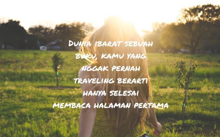 dunia ibarat buku