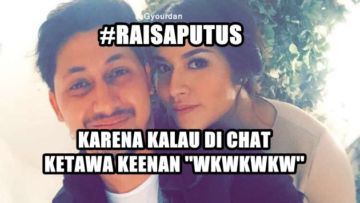 Dicurigai Ada Banyak Alasan di Balik Putusnya Raisa dan Keenan, Tanyakan Pada 17 Meme Kocak Ini!