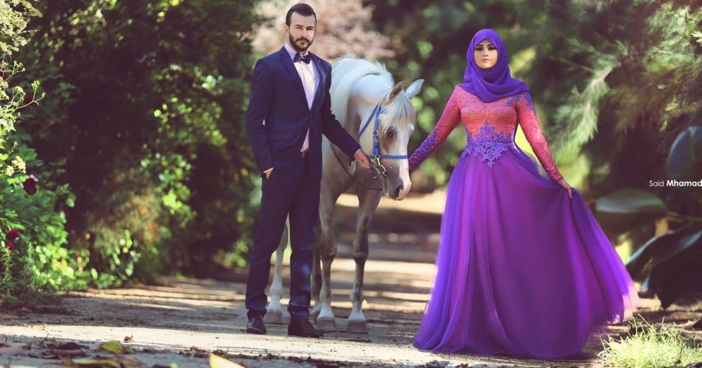 Gaun Pernikahan Hijab dari Berbagai Belahan Dunia yang 