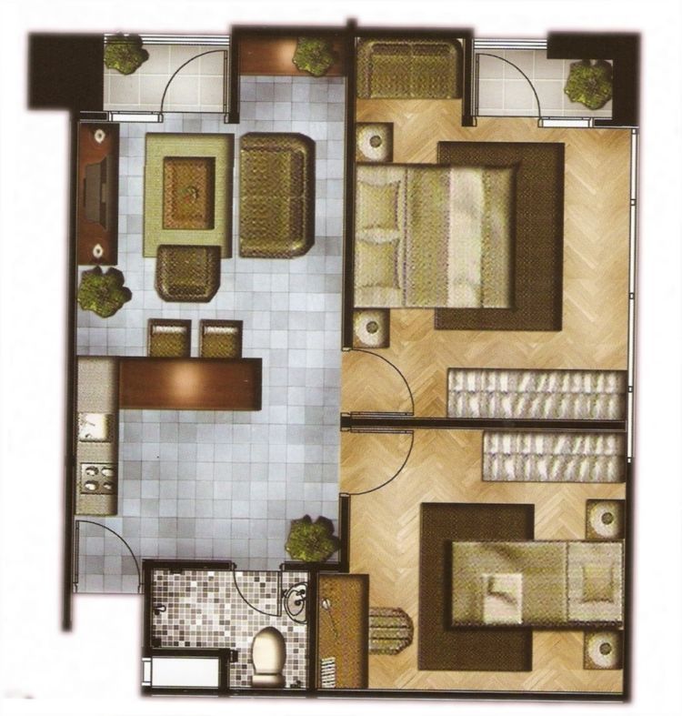 Buat Pasangan Muda yang Masih Berjuang 10 Desain Rumah  Minimalis  2  Kamar  Ini Wajib Disimpan