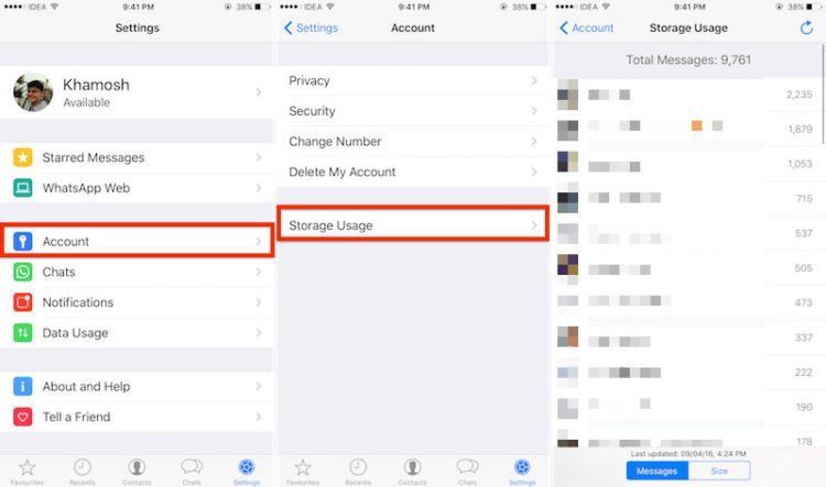 Ranking teman yang paling banyak di-chat