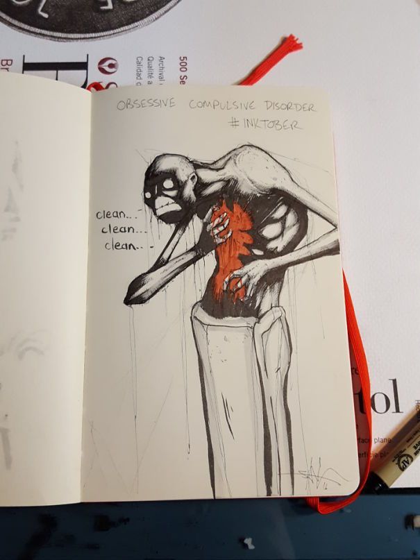 Kenali Bentuk Gangguan Psikis Melalui Ilustrasi Oleh Shawn Coss Ini