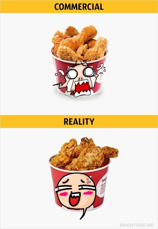 Ekspektasi vs realita fastfood