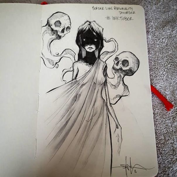 Kenali Bentuk Gangguan Psikis Melalui Ilustrasi Oleh Shawn Coss Ini 1 Kenali Bentuk Gangguan Psikis Melalui Ilustrasi Oleh Shawn Coss Ini