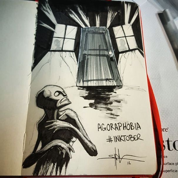 Kenali Bentuk Gangguan Psikis Melalui Ilustrasi Oleh Shawn Coss Ini