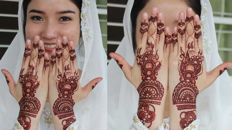 Tak Asal Cantik Balik Motif Henna Ternyata Menyimpan Doa Harapan