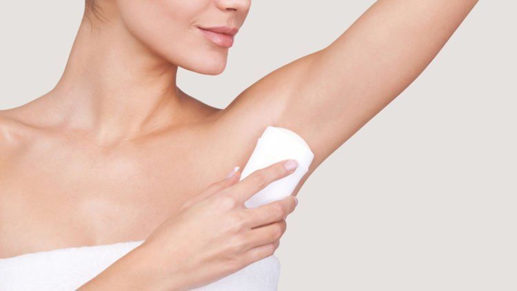 aluminium pada deodoran