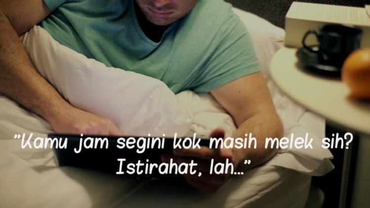 Jangan sampai kamu sakit...