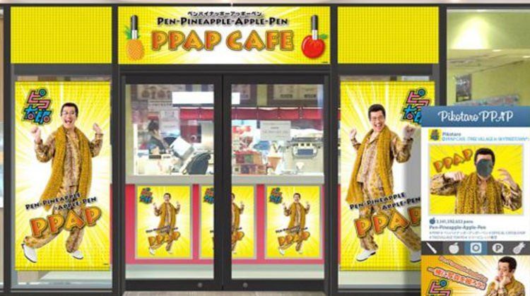 Sukses dengan Video Musiknya, Jepang Luncurkan Cafe ‘Pen Pinneapple Apple Pen.’ Kamu Nggak Penasaran?