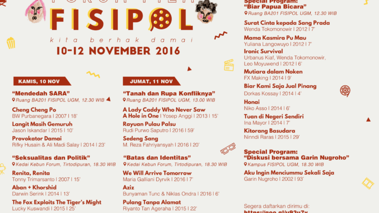 5 Alasan Kenapa Kamu Harus Datang ke Forum Film FISIPOL