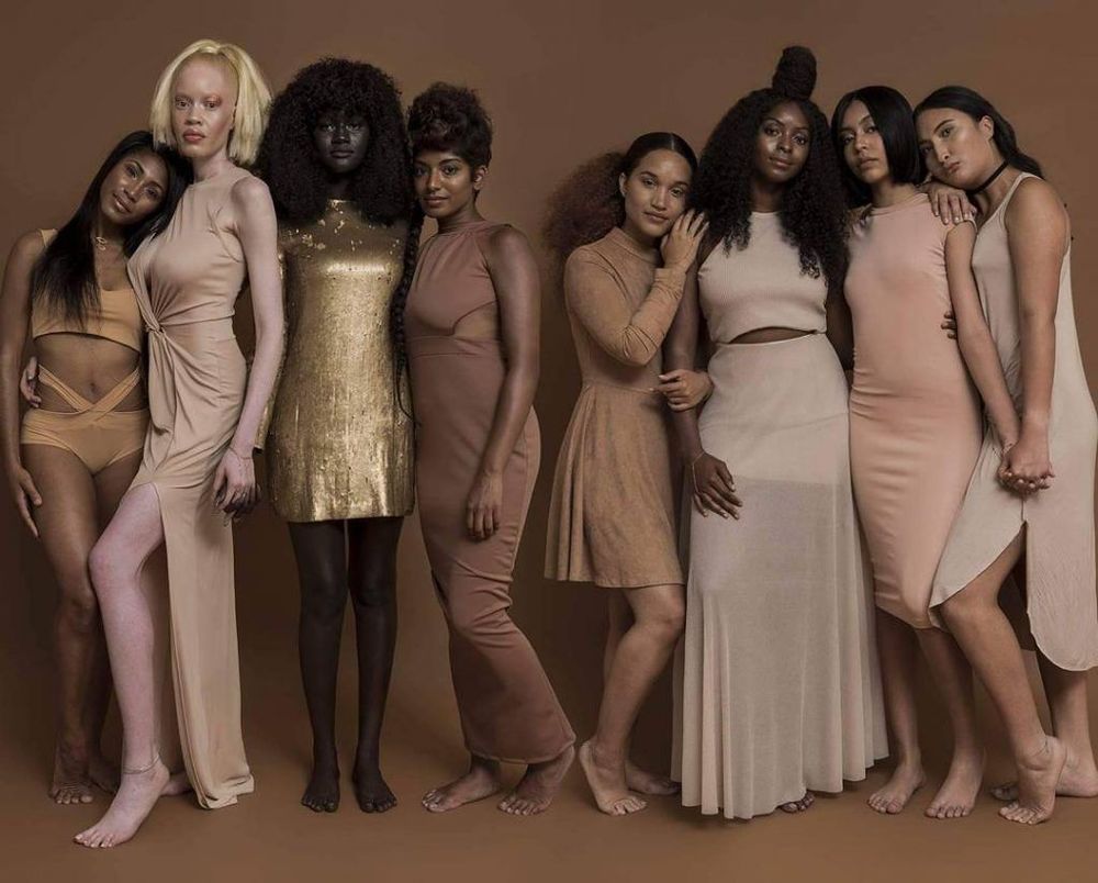 The colored girl