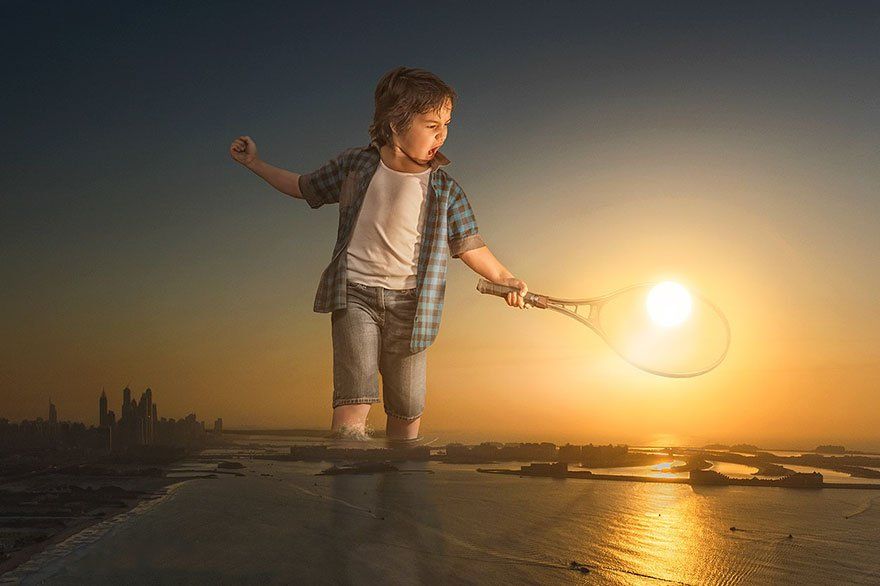 Asli, 26 Foto Editan dari Si Ayah untuk Anaknya Ini Super Keren! Jadi Malu Kita Ngedit Begitu-Begitu Aja