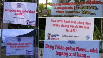 Satlantas Aceh Besar Punya Cara Sendiri Biar Dekat Sama Masyarakat, Ini Nih Aksi Kocak Polisinya!
