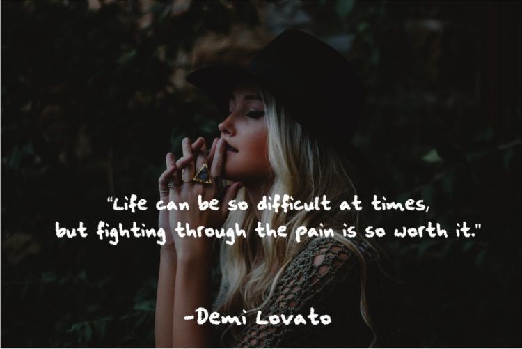Dikutip dari bukunya Demi yang bertajuk Staying Strong: 365 Days a Year.