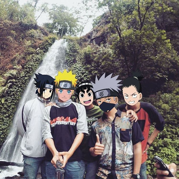 Naruto main ke curug