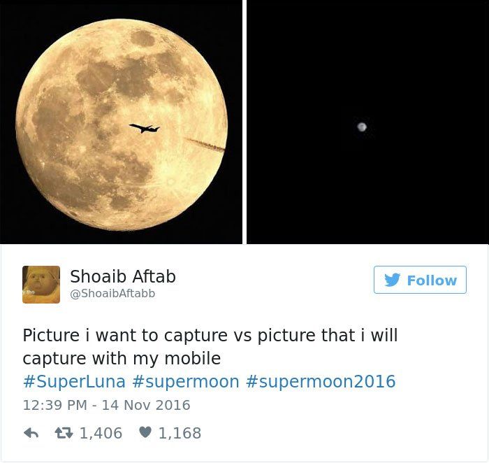 13 Meme Penampakan Gagal Supermoon 14 November. Nggak Sesuai Ekspektasi, Dapetnya Malah Begini!