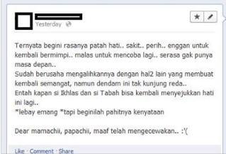 Berhati-hatilah Saat Kamu Mengumbar Kegalauan