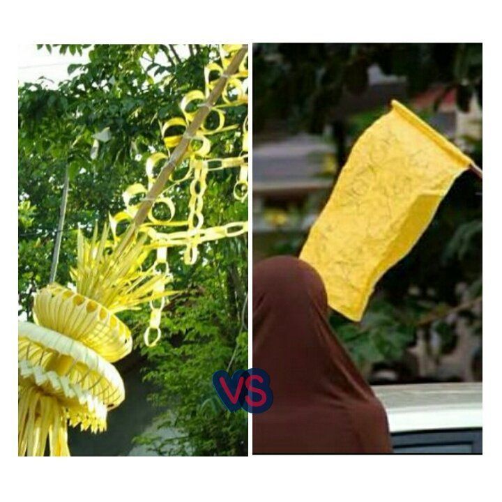 Janur Kuning vs Bendera Kuning
