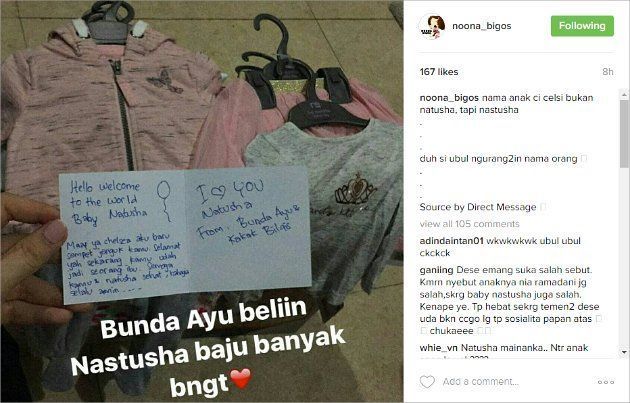 Ayu Ting Ting Disindir Karena Ngasih Baju Model Pasar ke Anaknya Chelsea – Glenn, Mau Baik Aja Salah 8 Kado dari Ayu