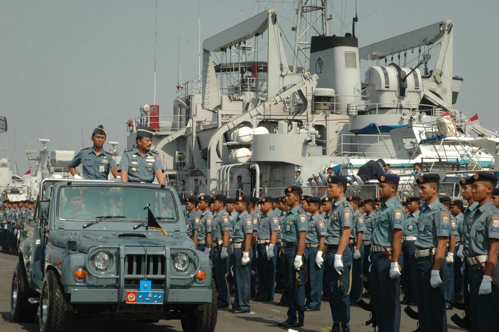 TNI AU yang menjaga kedaulatan negara di perairan