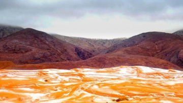 Tiba-tiba Salju Turun di Gurun Sahara, Fenomena Aneh Ini Mengundang Sejuta Pertanyaan