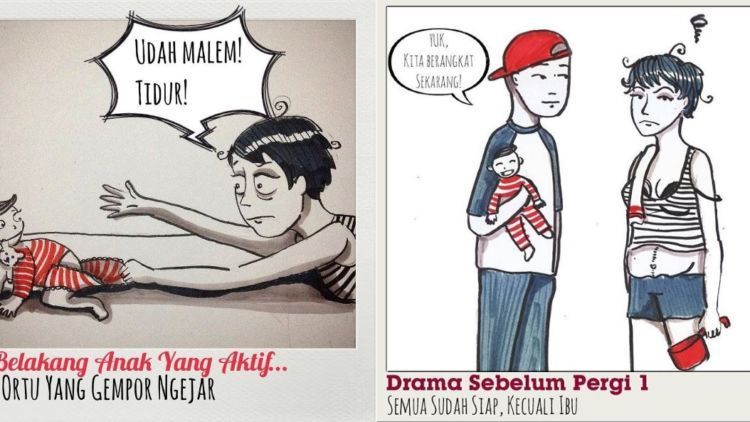 16 Ilustrasi Lucu Tentang Ibu Hamil Newbie oleh Okke ‘Sepatumerah’. Hayo, Siapa Sepakat?